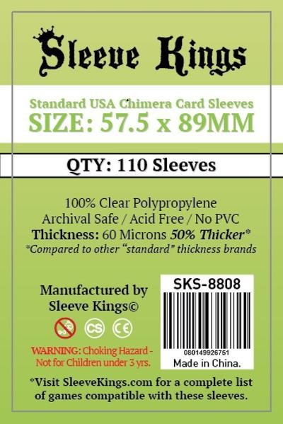 Sleeve Kings Standard USA Chimera Card Sleeves (57.5x89mm)