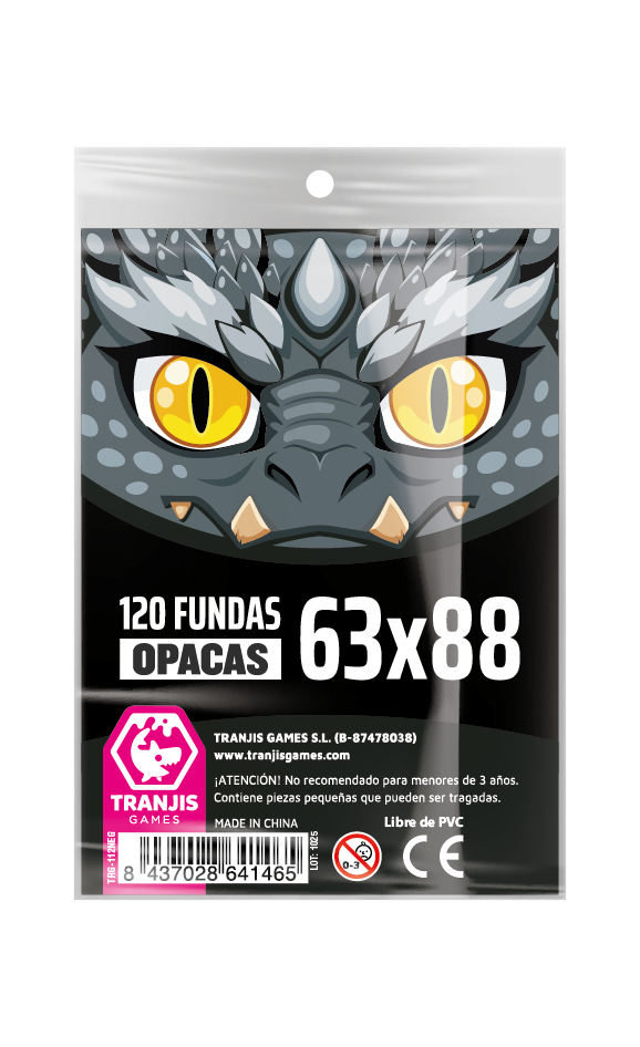 Fundas Opacas 63×88 Premium Dragón Negro